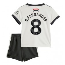 Manchester United Bruno Fernandes #8 Tredjedraktsett Barn 2024-25 Kortermet (+ korte bukser)